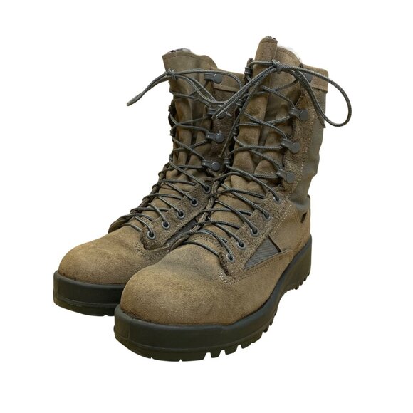 Belleville Men’s Brown & Green Gore-Tex Air Force Military Combat Boots Sz 6 main image 6